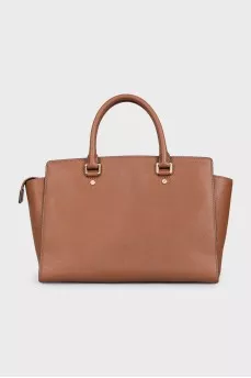 Selma brown leather bag
