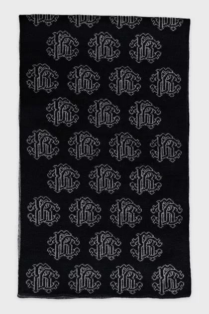 Men's wool scarf with tag