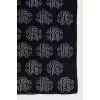 Men's wool scarf with tag