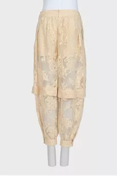Luna Lace Tapered Trousers