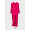 Suit of jacket, trousers and jumper