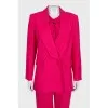 Suit of jacket, trousers and jumper