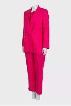 Suit of jacket, trousers and jumper