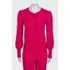 Suit of jacket, trousers and jumper