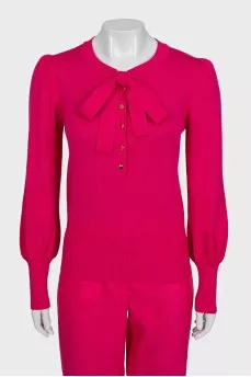 Suit of jacket, trousers and jumper