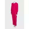 Suit of jacket, trousers and jumper