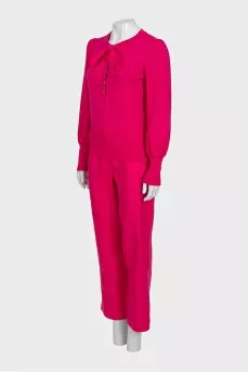 Suit of jacket, trousers and jumper