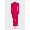 Suit of jacket, trousers and jumper