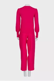 Suit of jacket, trousers and jumper