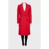 Fitted coat with gold buttons