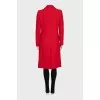 Fitted coat with gold buttons