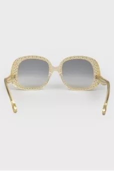 Wayfarer sunglasses beige