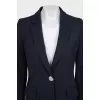 Long blue jacket