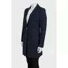 Long blue jacket