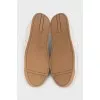 Leather and suede sneakers with logo
