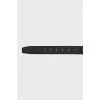 Men's black leather belt