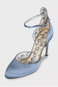 Blue Daisy Shoes