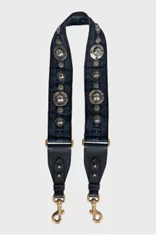 Combined bag strap with decoration