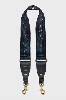 Combined bag strap with decoration