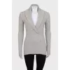 Gray cashmere pullover