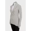 Gray cashmere pullover