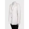 Beige jacket with patch pockets
