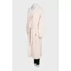 Beige wool cardigan