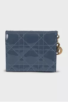 Кошелек серого цвета Lady Dior