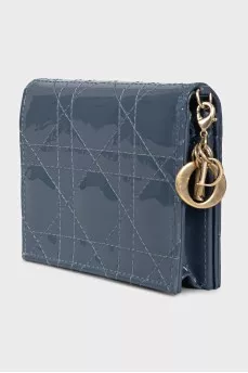 Кошелек серого цвета Lady Dior