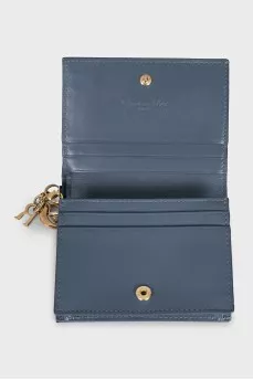 Кошелек серого цвета Lady Dior