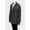 Джинсова куртка oversize на гудзиках