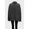 Джинсова куртка oversize на гудзиках
