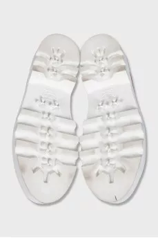 Sneakers with a chunky sole