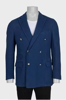 Men's jacket with silver buttons
