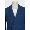 Men's jacket with silver buttons