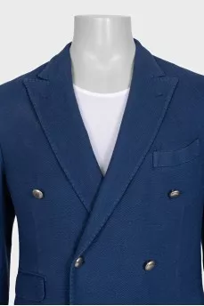 Men's jacket with silver buttons
