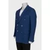 Men's jacket with silver buttons