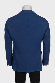 Men's jacket with silver buttons