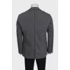 Men's straight button-down jacket