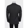 Men's straight jacket with a small print