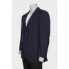 Men's black jacket with patch pockets