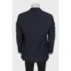 Men's black jacket with patch pockets