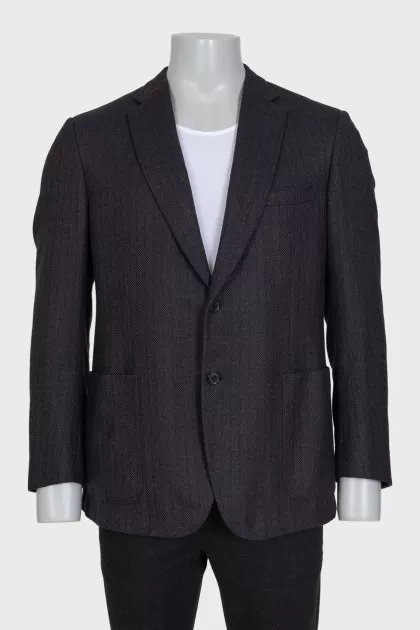 Men's dark brown jacket