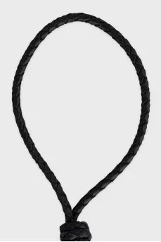Silver Crescent Bag Keychain