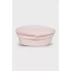 Pink cap with branded embroidery