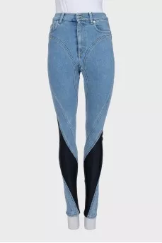 Blue jeans by Mugler x H&M