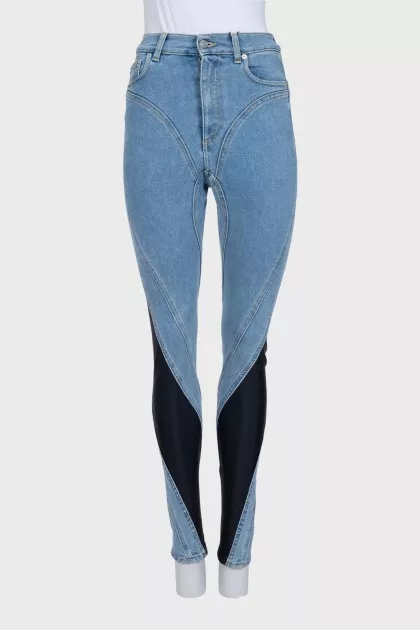 Blue jeans by Mugler x H&M