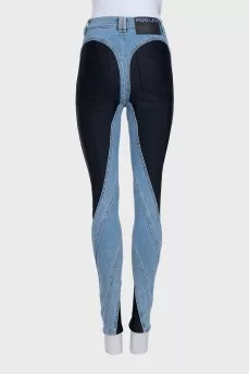 Blue jeans by Mugler x H&M