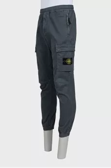 Men's gray cargo pants
