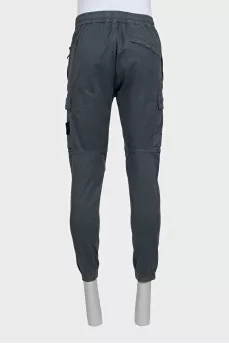 Men's gray cargo pants